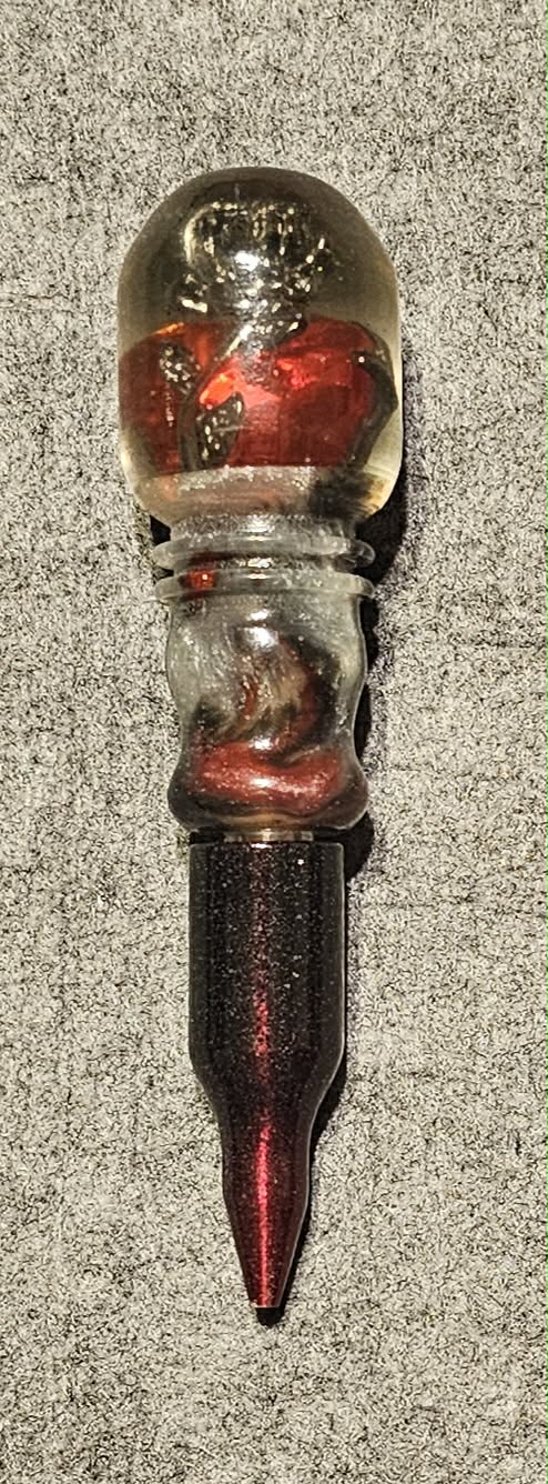 Heart Rose Thick Grip 5 Total inches