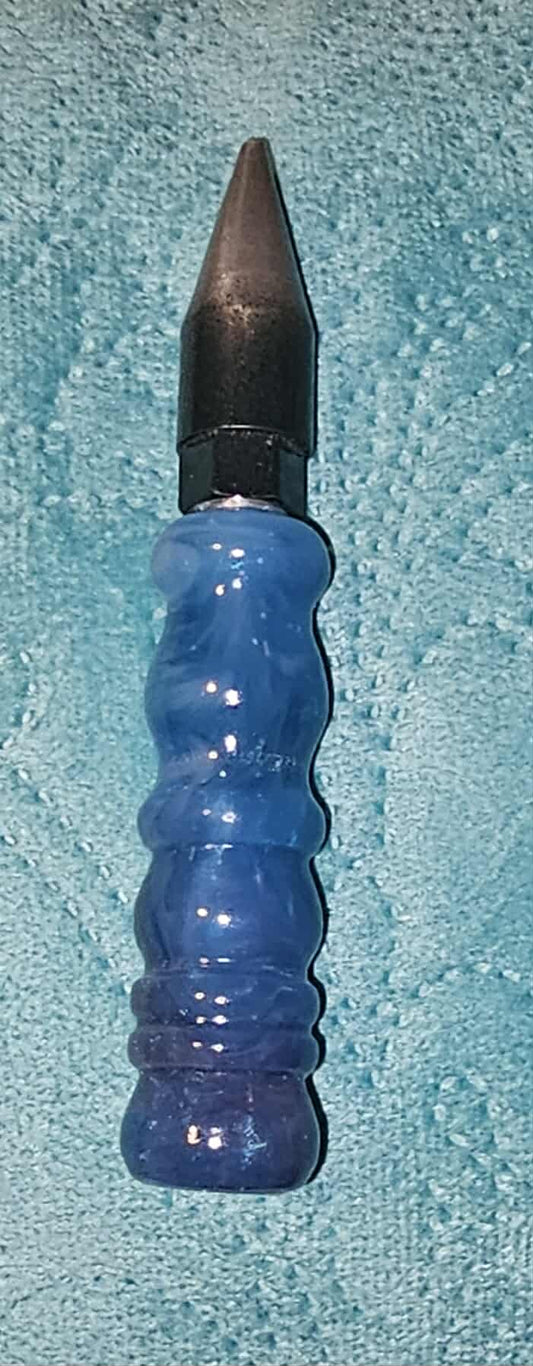 Blue/Magenta 5 total inches Medium/Thick Grip