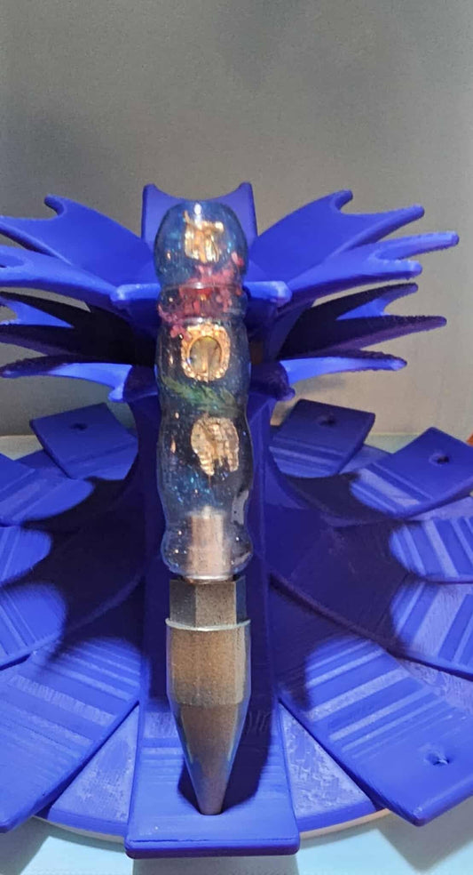 FLASH SALE! Egyptian Multiple Blues 5 Total inches Slender Grip
