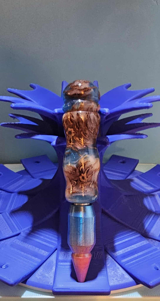FLASH SALE! Blue/Pink Pinecone 4.75 Total inches Medium Grip