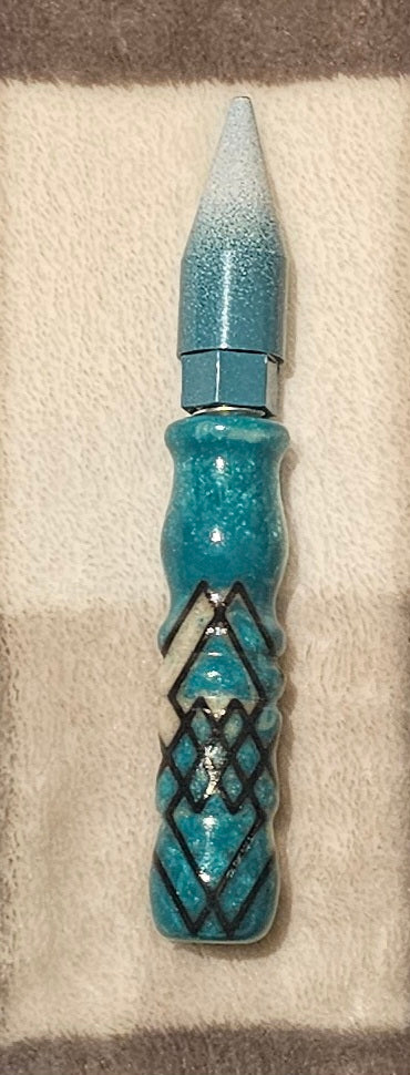 Teal  5 Total inches Regular Grip