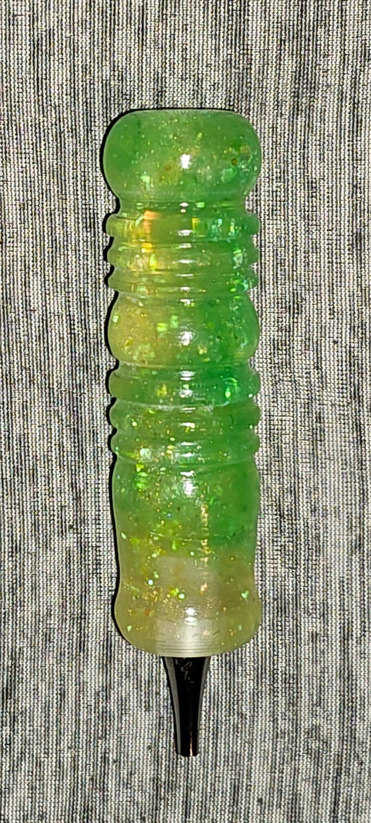 Green and Yellow Diamond Painting Pen 3 inch Glitter