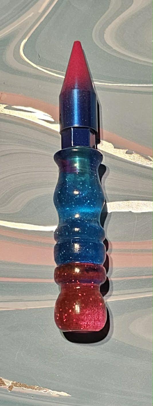 Pink/Blue 5 Total Inches Thick Grip