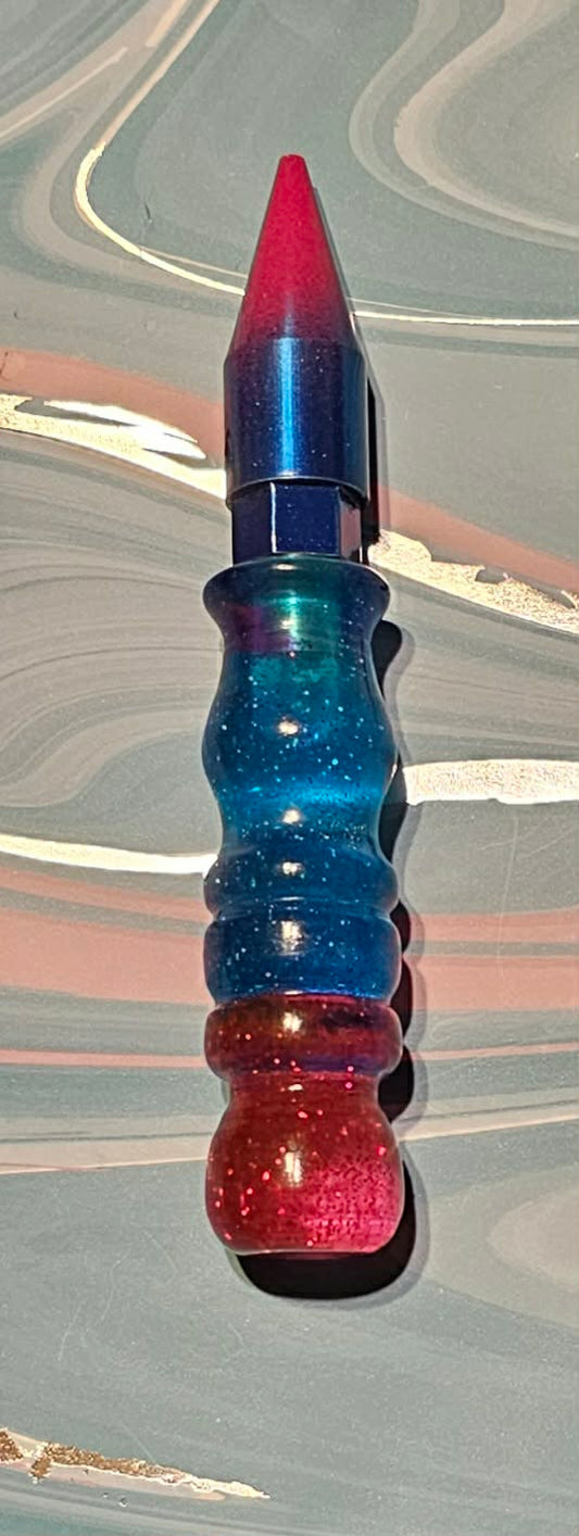 Pink/Blue 5 Total Inches Thick Grip