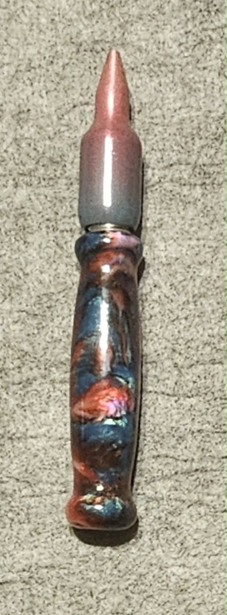 Pink/Red/Teal Slender Grip 5 Total inches