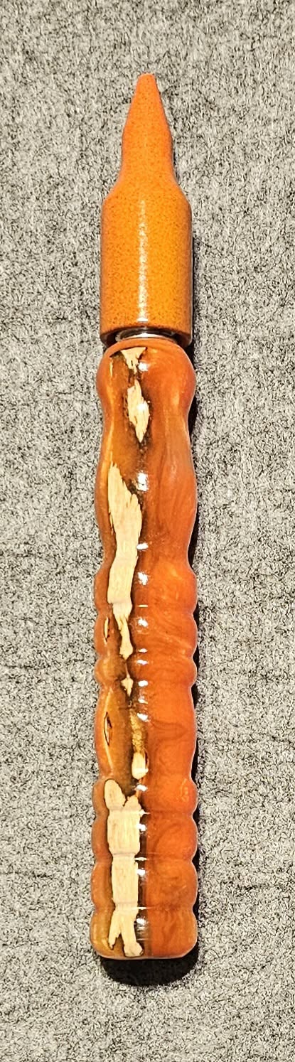 Orange Cactus Slender Grip  6 Total inches