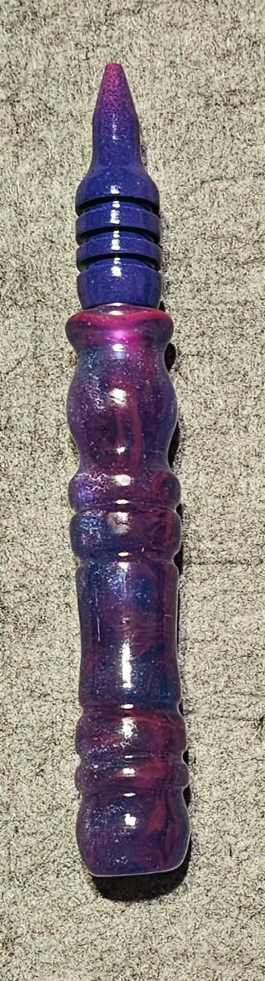 Blue/Purple/Neon Magenta Regular Grip 6 Total Inches