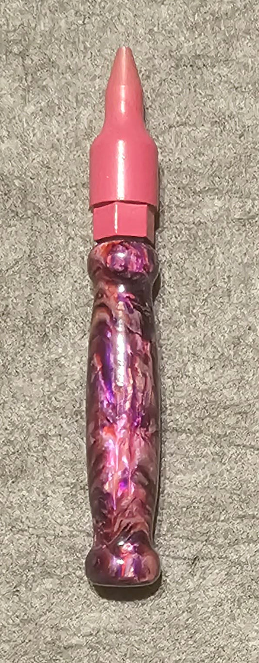 Multiple Reds and Pinks Slender Grip 5 total inches