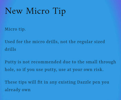 MICRO TIP 6 Total inches. Slender Grip